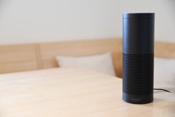 Is your content ready for voice searches? Image shows an Alexa speaker