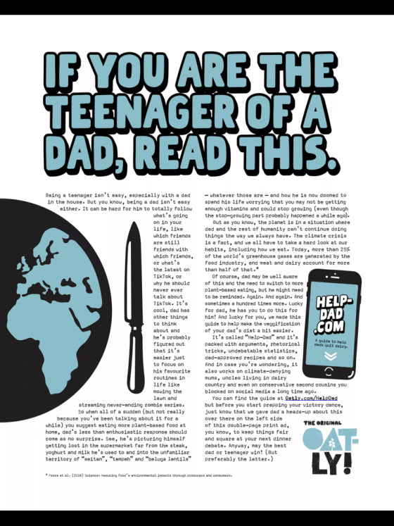 Oatly enlists teenagers in marketing campaign
