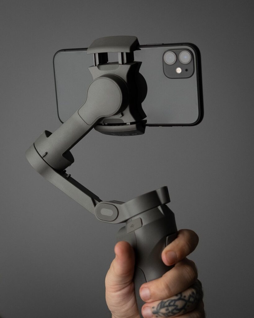 Image shows a phone on a gimbal. Video is still no on my to-do list